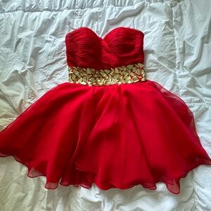 Short Red Prom Dress